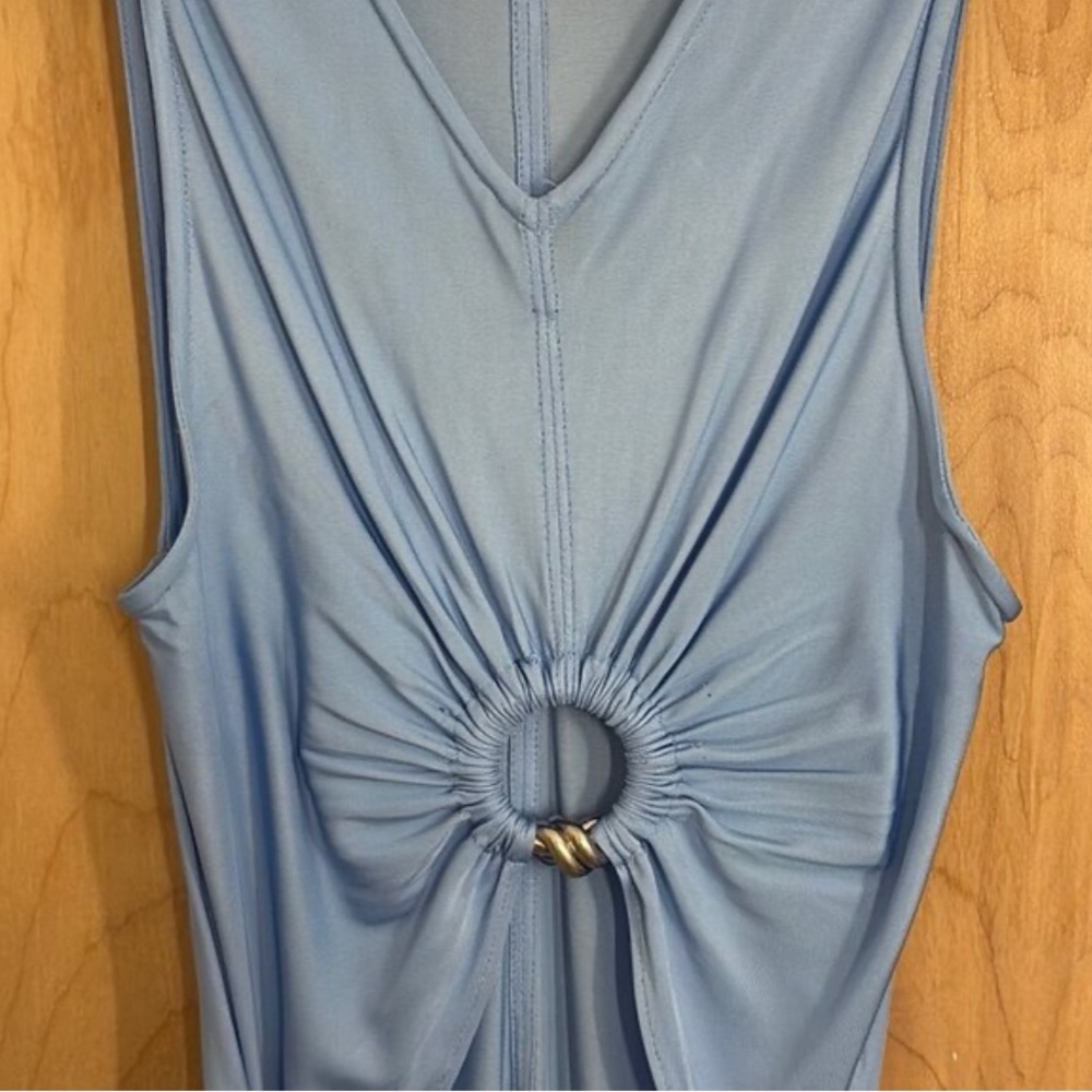 Bottega Veneta Backless Blue Dress - Picture 10 of 10